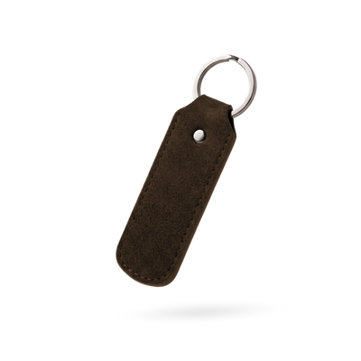 Alcantara Sleutelhanger - Espresso Brown