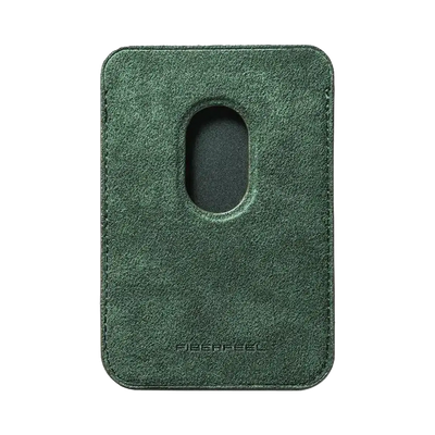 Alcantara MagSafe Wallet - British Green