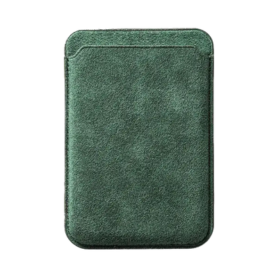 Alcantara MagSafe Wallet - British Green