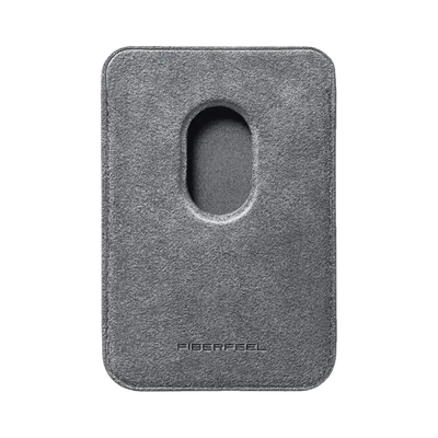 Alcantara MagSafe Wallet - Concrete Grey