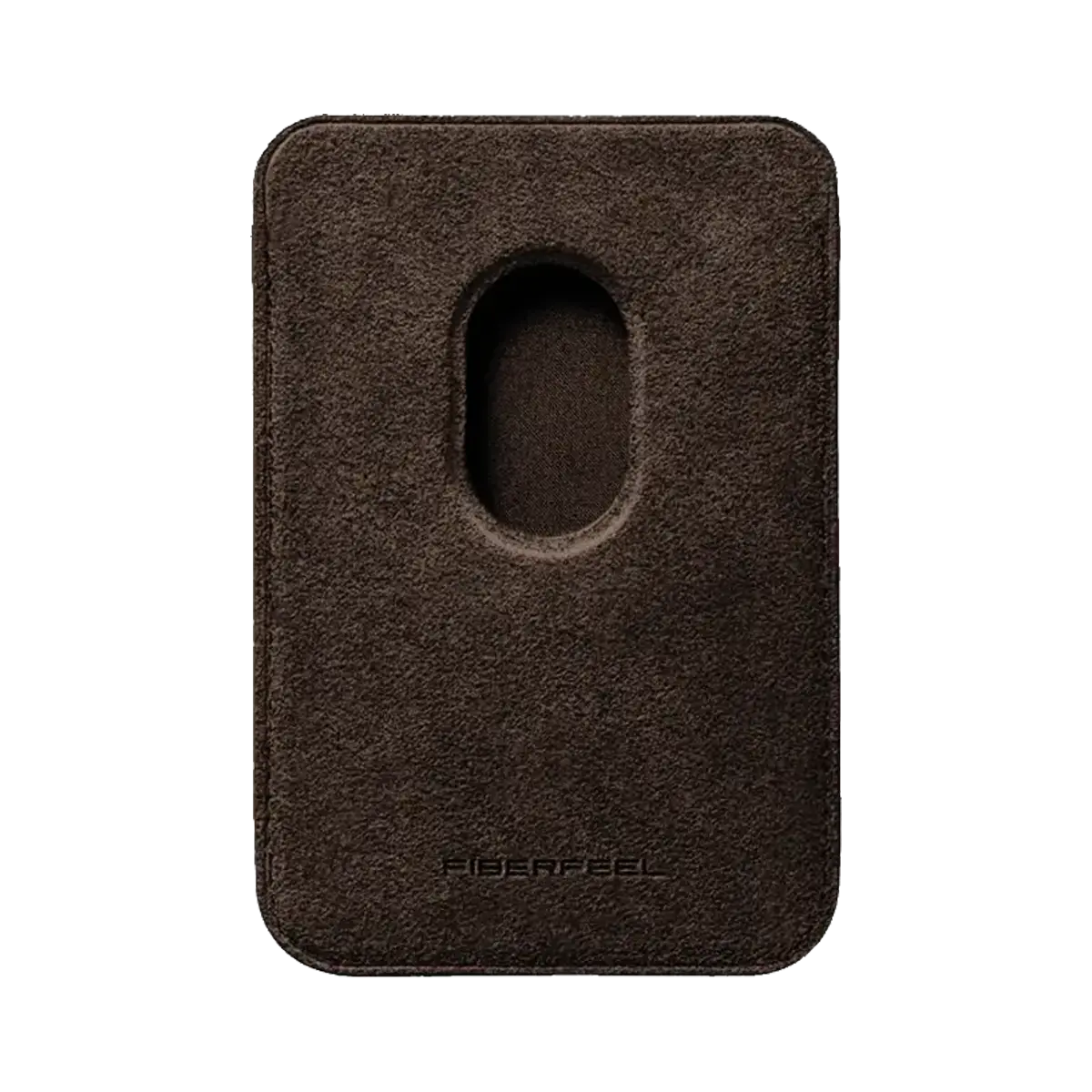 Alcantara MagSafe Wallet - Espresso Brown
