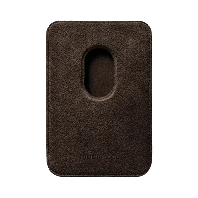 Alcantara MagSafe Wallet - Espresso Brown