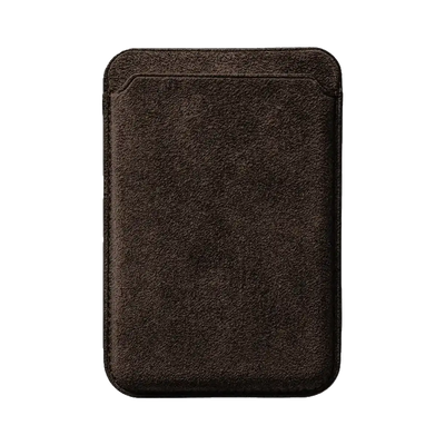 Alcantara MagSafe Wallet - Espresso Brown