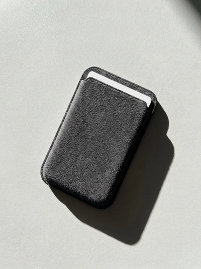 Alcantara MagSafe Wallet - Graphite Grey
